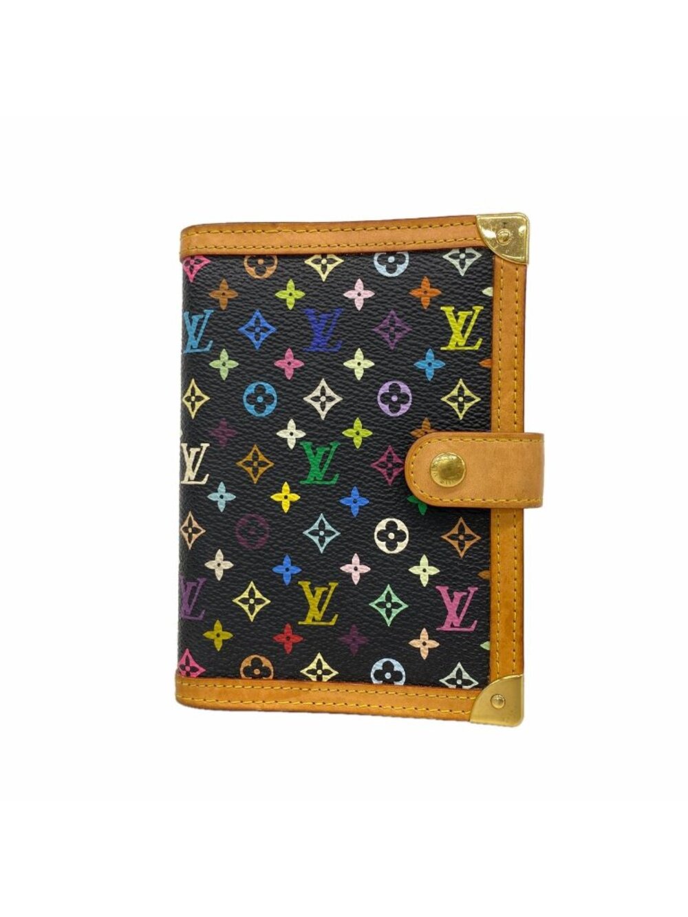 Louis Vuitton Notebook Cover Monogram Multicolor Agenda PM Noir